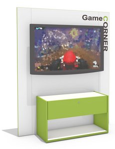 Game Corner Grün Weiß