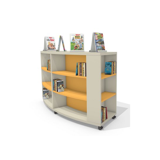 NOVA Round Regalsystem für Bibliotheken